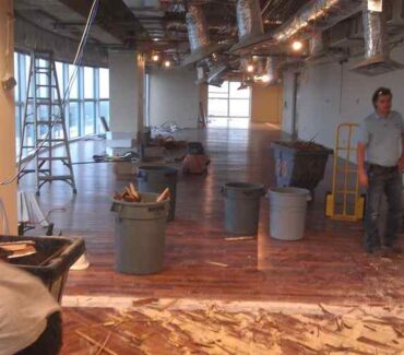 Bank of America – Hardwood Floor Removal
